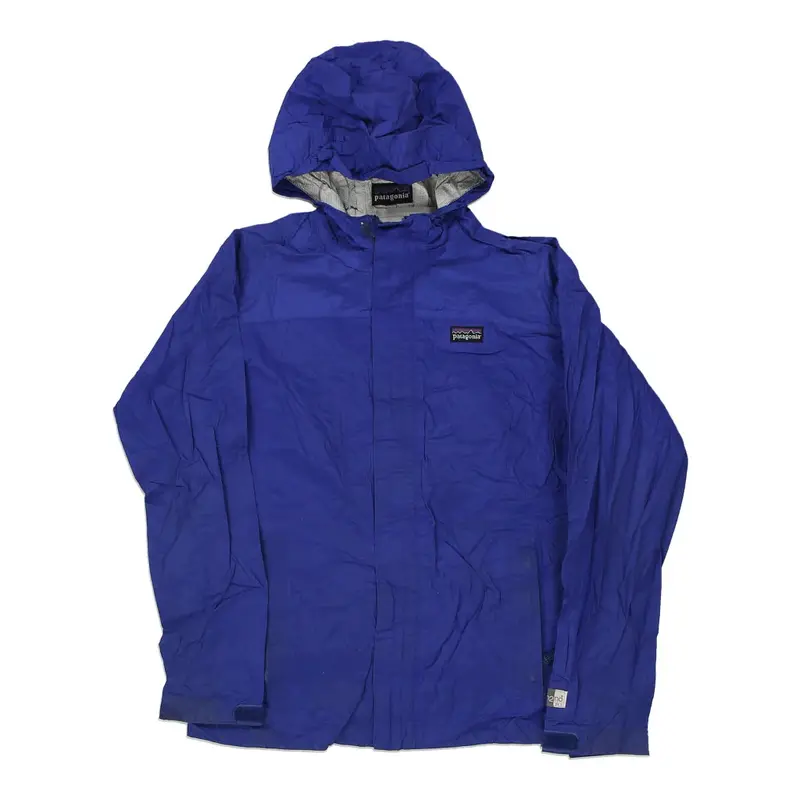 Age 10-12 Patagonia Jacket - Medium Blue Polyester