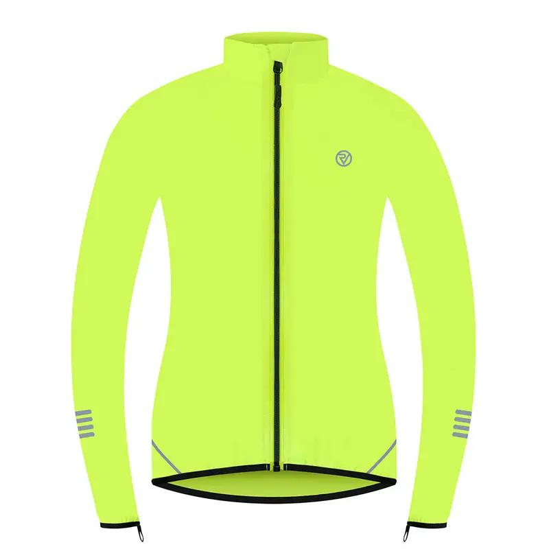Women's Yellow Windproof Packable Cycling Jacket