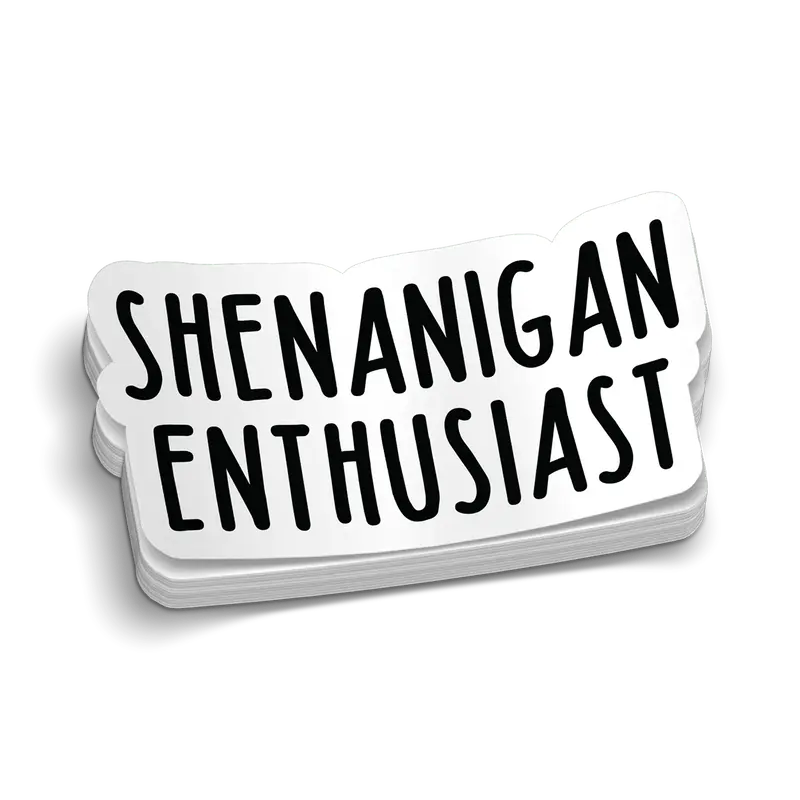 Shenanigan Hard Hat Decal