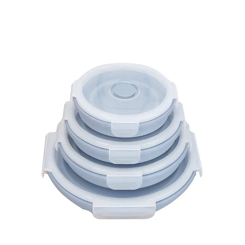 Silicone lunch box | Color: Blue | Size: 750ml