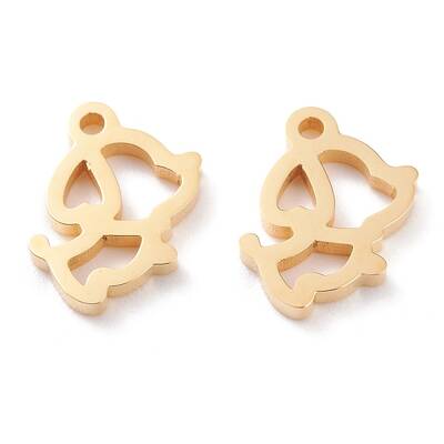 Ion Plating(IP) 304 Stainless Steel Charms