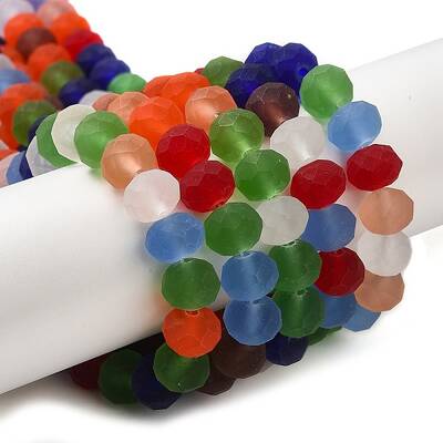 Transparent Glass Beads Strands