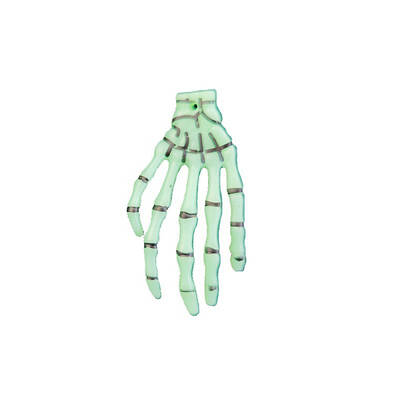Glow in The Dark Plastic Hand Skeletons