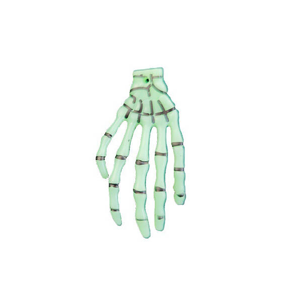 Glow in The Dark Plastic Hand Skeletons