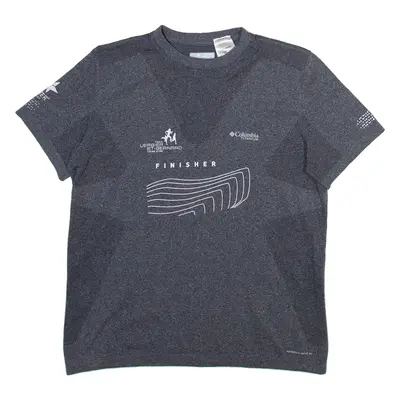 COLUMBIA Mens T-Shirt Grey L
