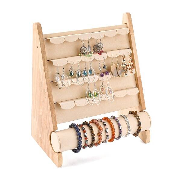 Wood Earring Displays