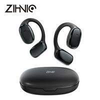 ZIHNIC S11 Wireless Open Ear Headphones,Bluetooth 5.4 Earbuds With Charging Case, Comfort Wireless Earbuds,IPX5 Waterproof,Bl...