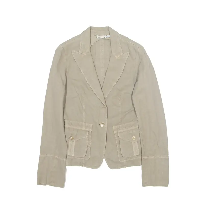 PINK0 Blazer Jacket Brown 90s Womens UK 12