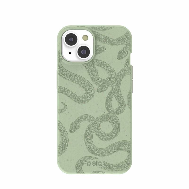 Sage Green Snaky iPhone 14/16e Case