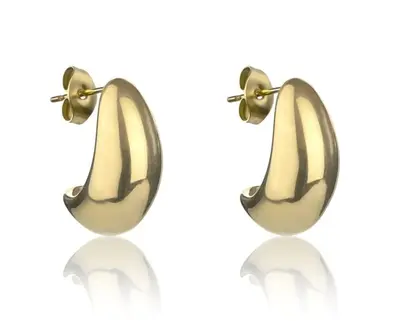 Emily westwood Katie Tear Drop Gold Plated Steel Matching Earrings EWE24048G