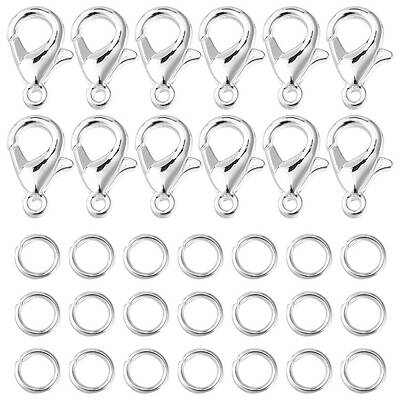50Pcs Zinc Alloy Lobster Claw Clasps