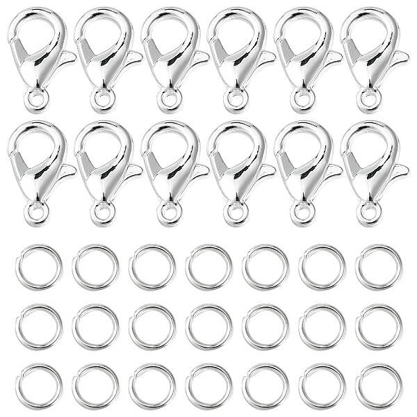 50Pcs Zinc Alloy Lobster Claw Clasps