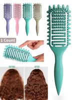 Hair Styling Brush, Hair Detangling Brush, Scalp Massage Comb, Curly Hair Detangling & Styling Tool, Hairdressing Comb for Wo...