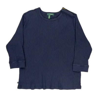 Ralph Lauren Jumper - Large Navy Cotton