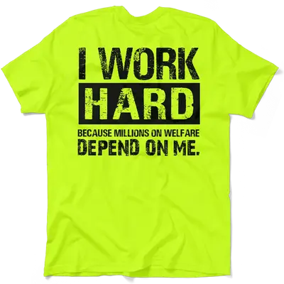 Welfare - Safety Yellow Pocket T-Shirt