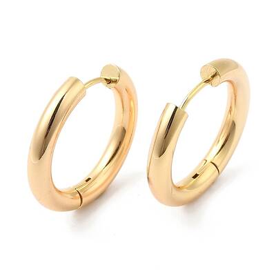 Stainless Steel Huggie Hoop Earrings