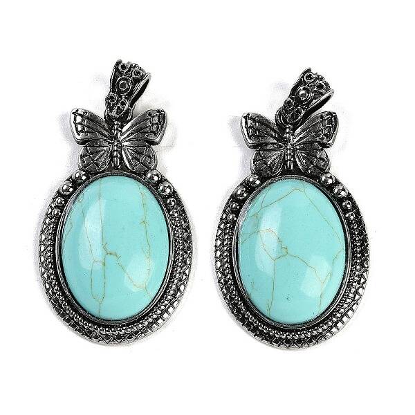 Synthetic Turquoise Pendants