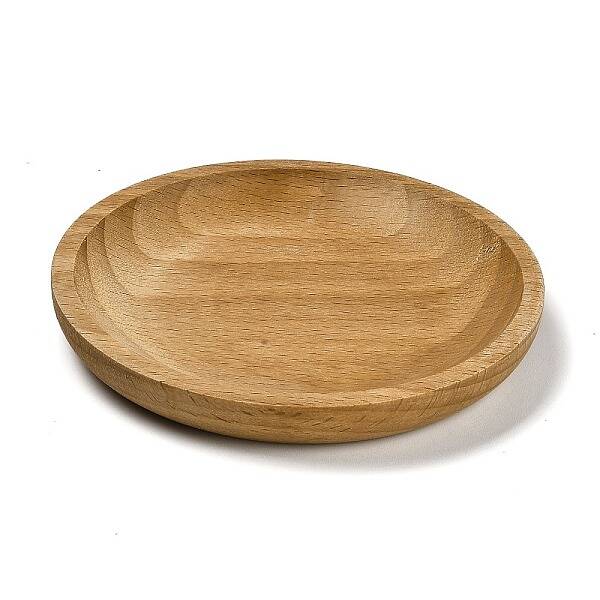 Wood Jewelry Plate Storage Tray