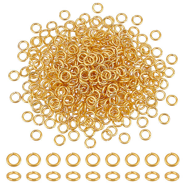 about 490 pcs Brass Jump Rings Close but Unsoldered