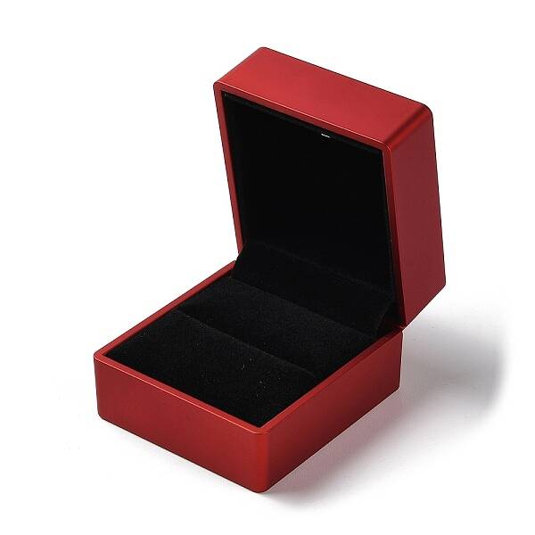 Rectangle Plastic Ring Storage Boxes