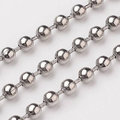 Tarnish Resistant 304 Stainless Steel Ball Chains