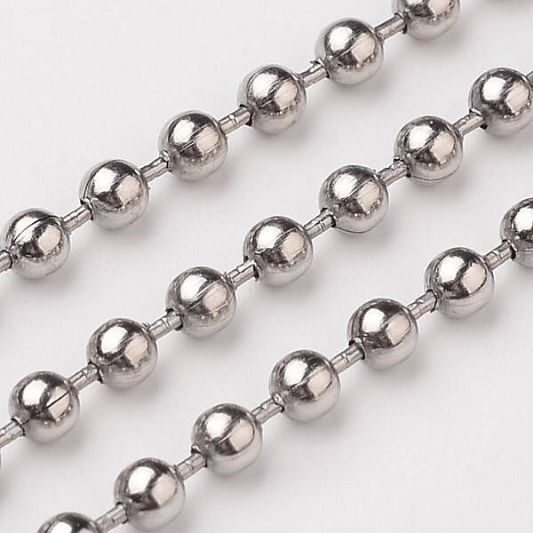 Tarnish Resistant 304 Stainless Steel Ball Chains