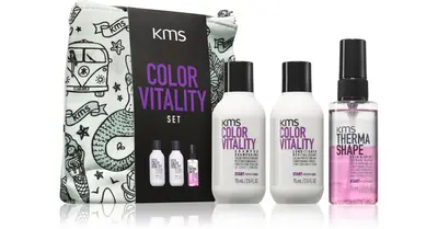 KMS Color Vitality Set Travel Kit for Dyed Hair