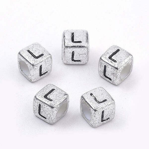 Plated Acrylic Beads