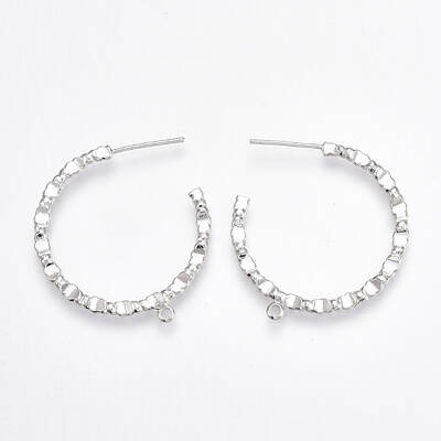Brass Stud Earring Findings