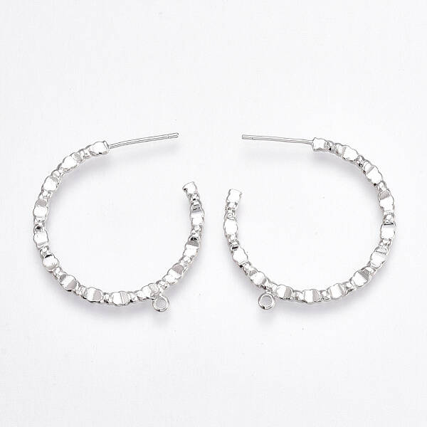 Brass Stud Earring Findings