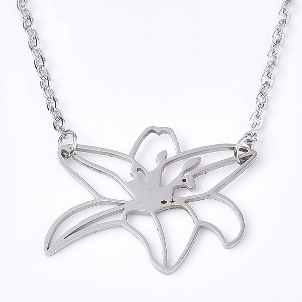 Non-Tarnish 201 Stainless Steel Pendant Necklaces
