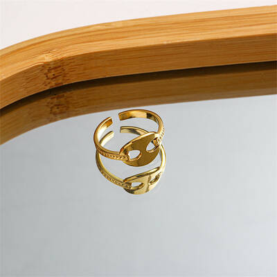 DIY fashionable stainless steel ring with non fading color