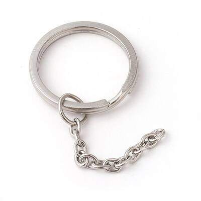 Tarnish Resistant 304 Stainless Steel Split Key Rings