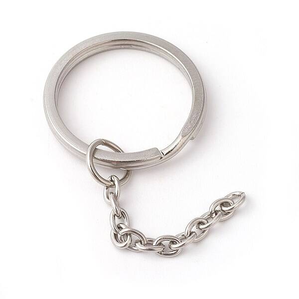 Tarnish Resistant 304 Stainless Steel Split Key Rings
