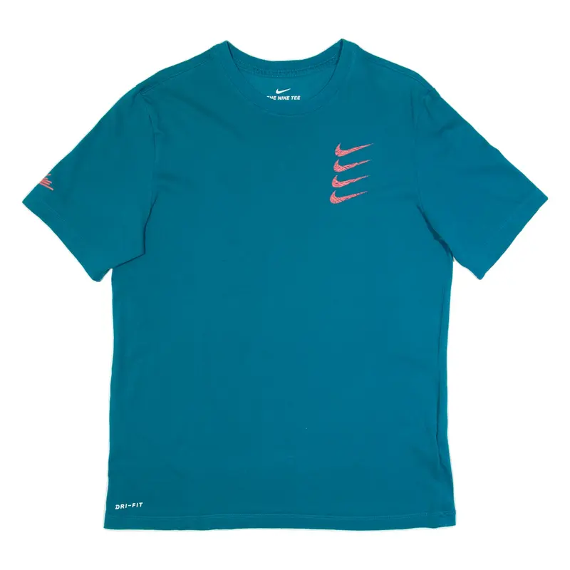 NIKE Mens T-Shirt Blue M