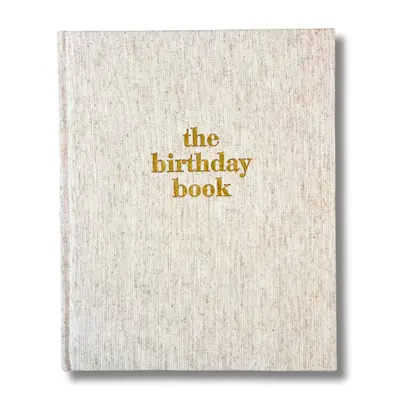 Birthday Book Keepsake Journal, Perfect Gift for New Busy Parents, Aesthetic Letter to My Child, Heirloom Quality Linen, Must...