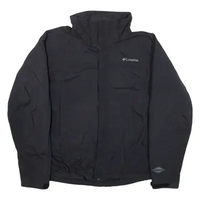 COLUMBIA Mens Jacket Black Nylon XL
