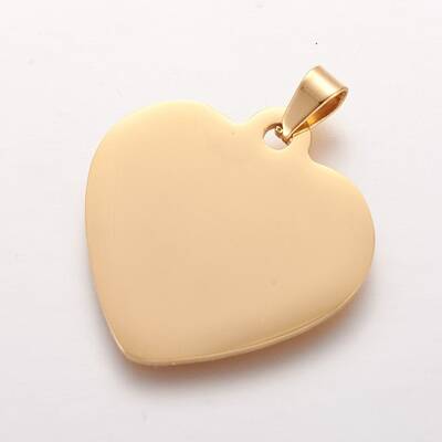 Ion Plating(IP) 304 Stainless Steel Stamping Blank Tag Pendants