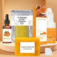 Turmeric Soap & Essential Oil Set,Including 1 Counts Turmeric Soap &1 Counts Essential Oil & 1 CountsSoap Saver, Daily Skin C...