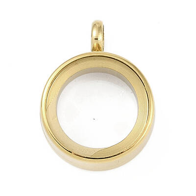 Ion Plating(IP) 304 Stainless Stee Locket Pendants