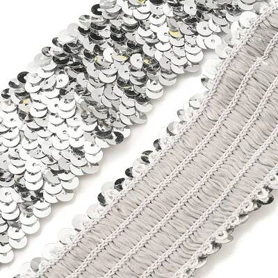 Plastic Paillette Elastic Beads