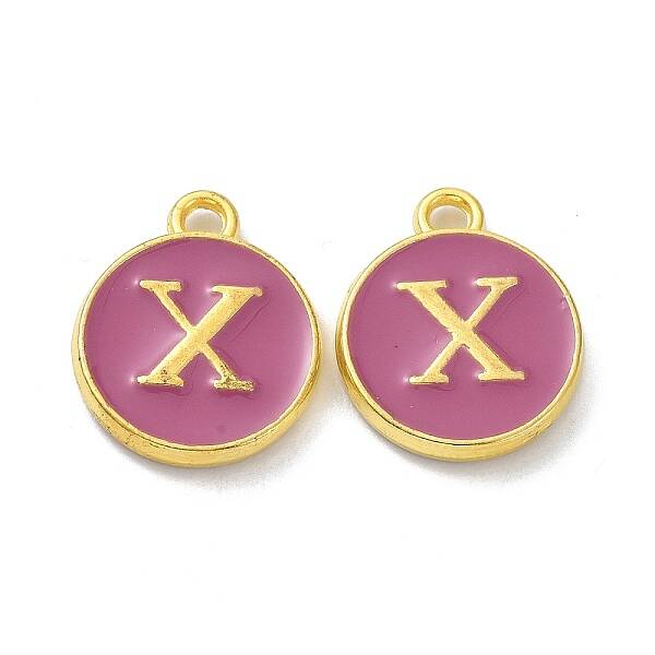 Golden Plated Alloy Enamel Charms
