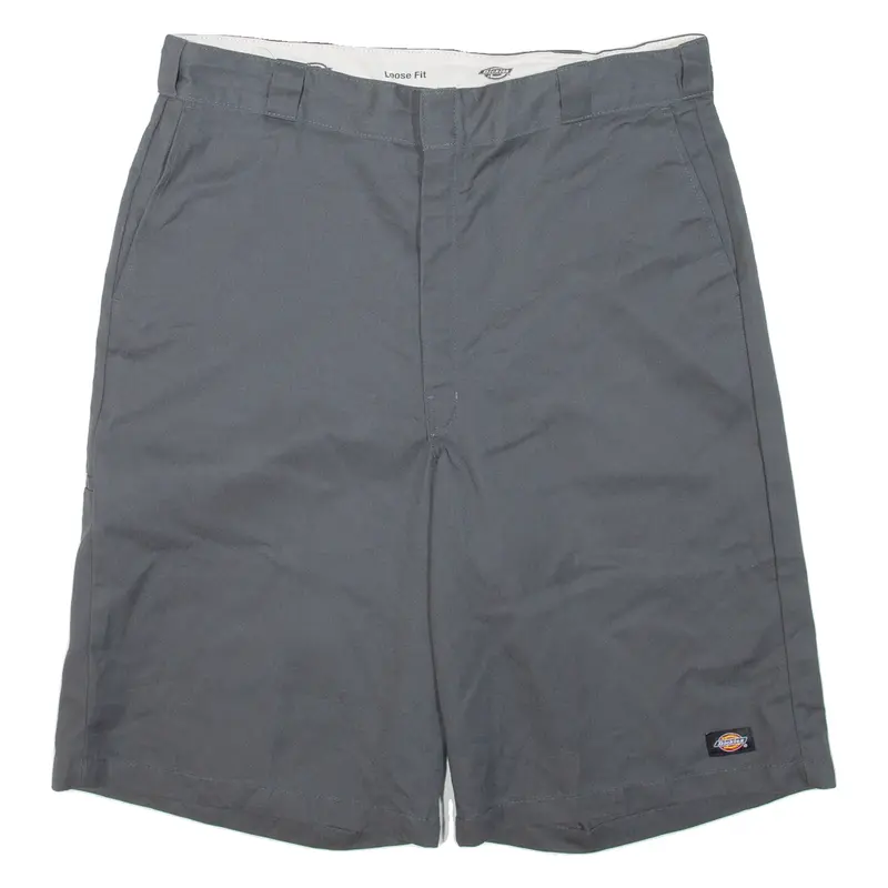 DICKIES Mens Workwear Shorts Grey Loose XL W38