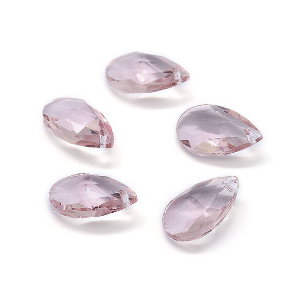Faceted Glass Pendants