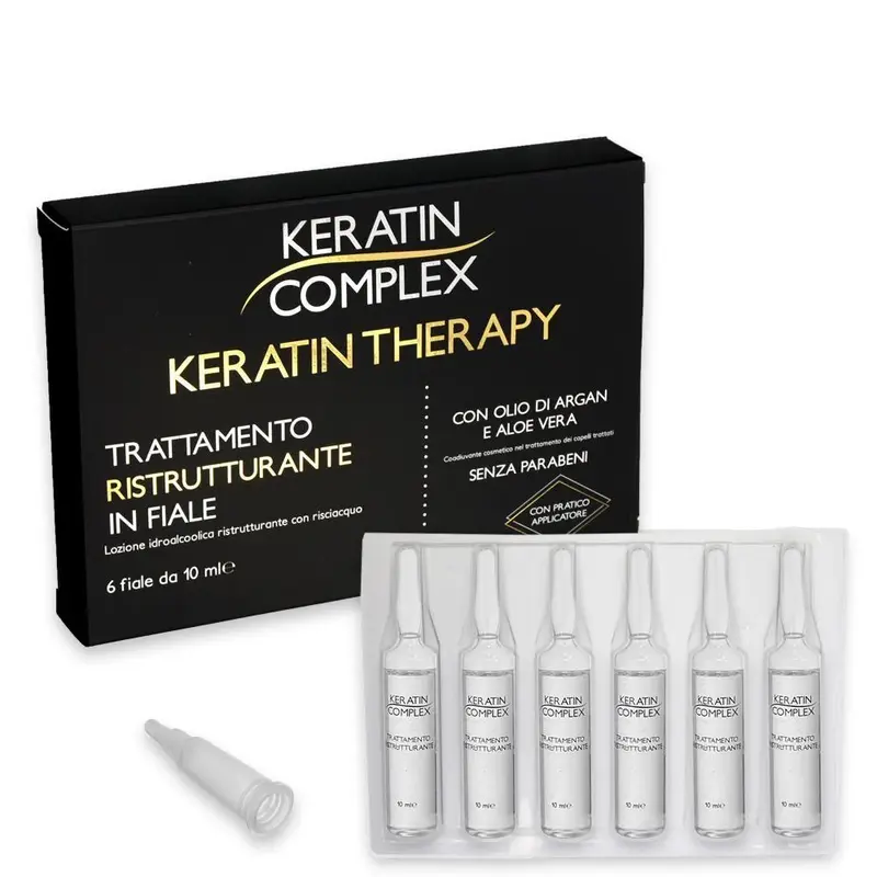 Keratin Complex Trattamento Ristrutturante 6 Fiale Da 10 Ml