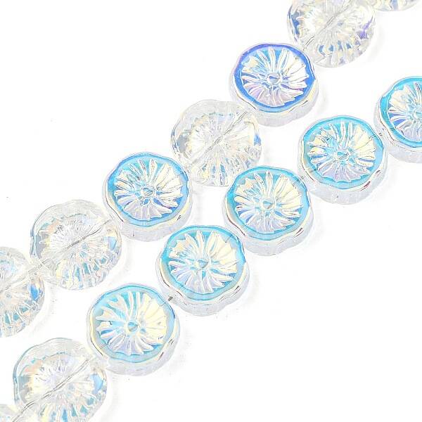 Electroplate Glass Beads Strands