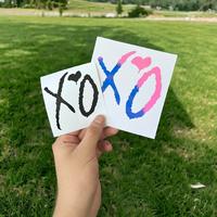 Xo Decal, Xo Car Decal, Xo Sticker, Car Decal, Bumper Sticker, Vinyl Decal, Vinyl Stickers, Laptop Stickers, Window Decal For...