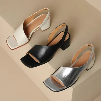 CHIKO Kaley Open Toe Block Heels Heeled Sandals