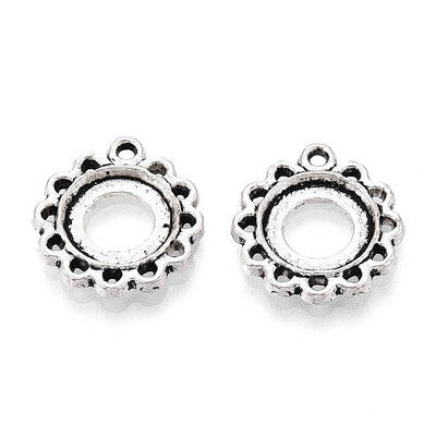 Tibetan Style Alloy Pendant Cabochon Settings