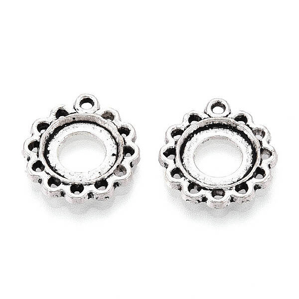Tibetan Style Alloy Pendant Cabochon Settings